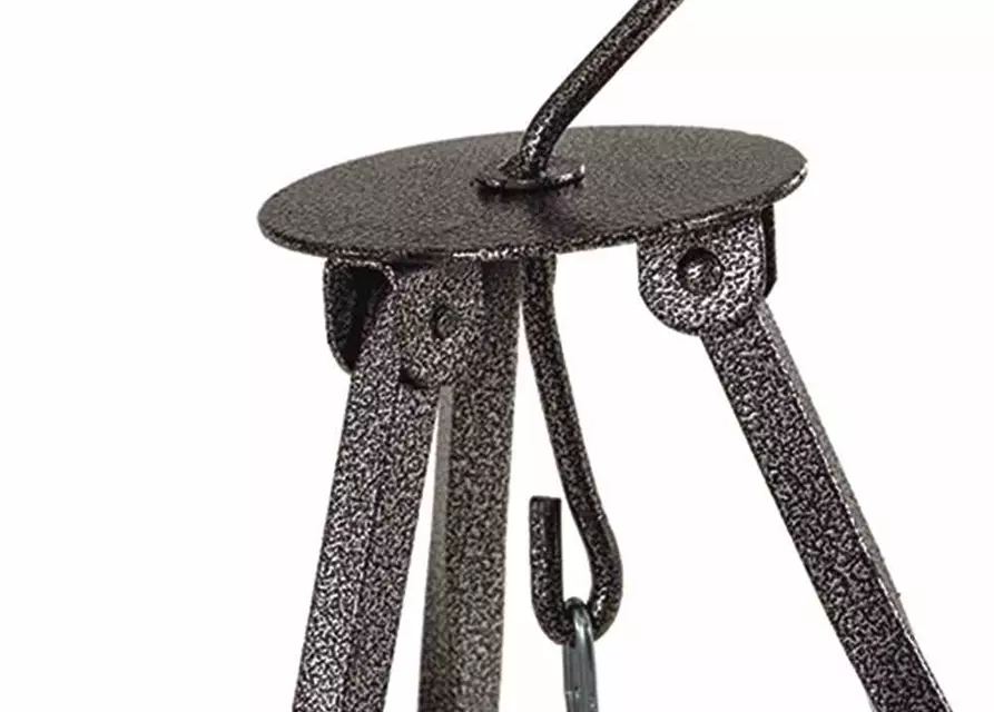 Siena Garden 3-Bein Ständer 150cm schwarz lackiert 