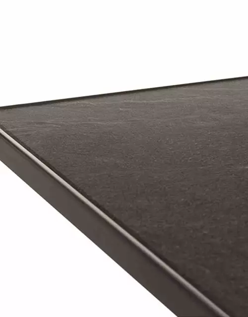 Sieger Klapptisch vivodur 80x80 cm Grau Schwarz