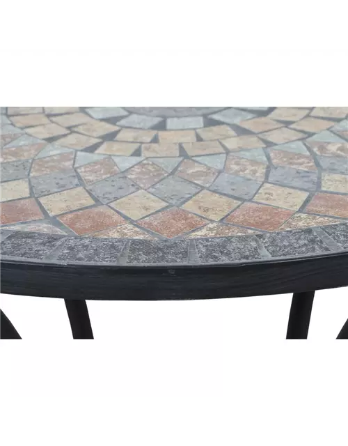 Siena Garden Prato Tisch Ø60cm Eisen/Mosaikoptik 