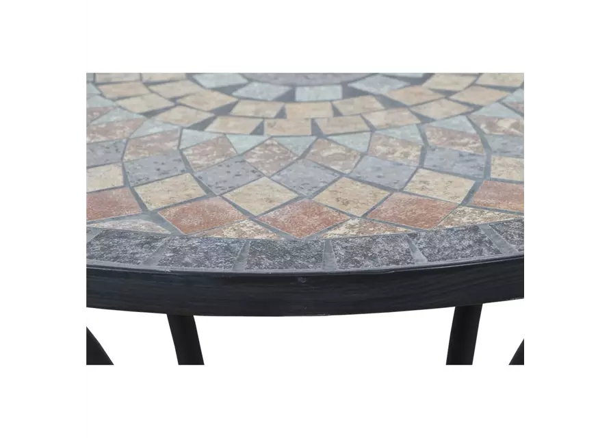 Siena Garden Prato Tisch Ø60cm Eisen/Mosaikoptik 