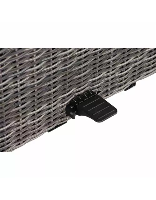 Siena Garden Corido Lifttisch 130x75cm Alu/Geflecht/Keramik 