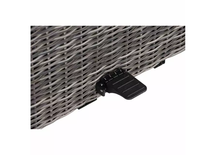 Siena Garden Corido Lifttisch 130x75cm Alu/Geflecht/Keramik 