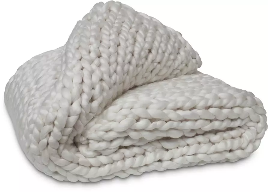fleur ami Acrylic Knitted Throw (with filler) 130x170cm