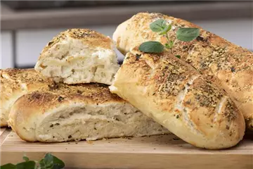 Oregano-Baguette mit Parmesan