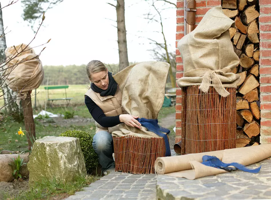 Winterschutz - Pflanzen durch frostige Zeiten bringen