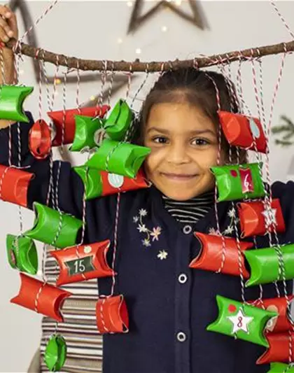 Adventskalender basteln