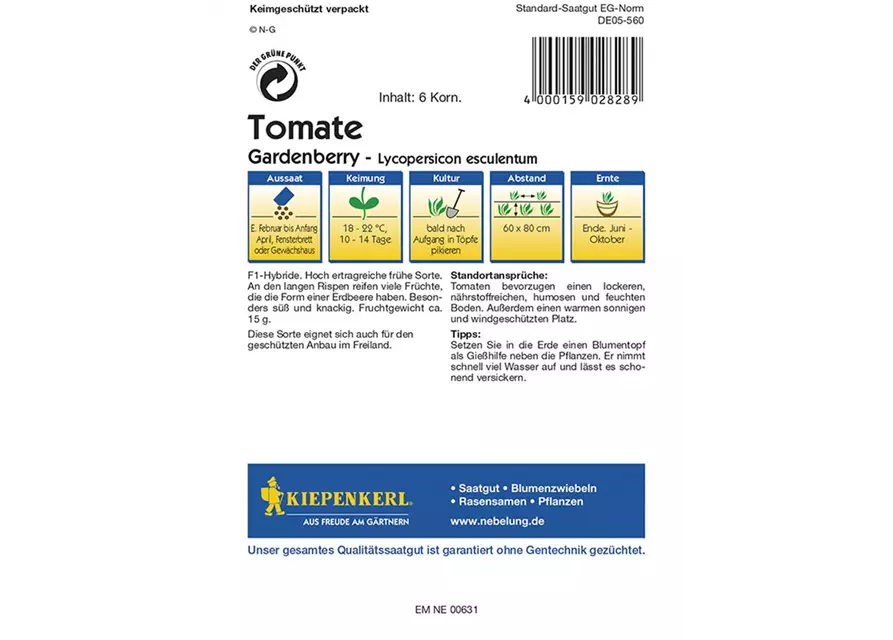 Tomate Gardenberry