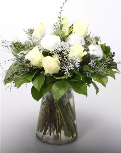 Weihnachtsstrauß 'White Christmas'