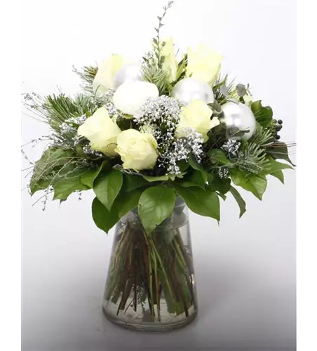 Weihnachtsstrauß 'White Christmas'