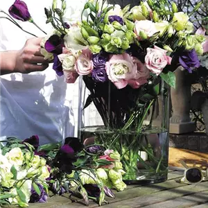Vorbereitung ist alles: schick machen bevor's in die Vase geht