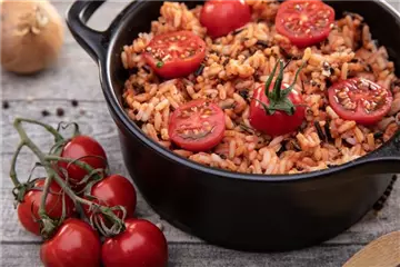 Würziger Tomatenreis