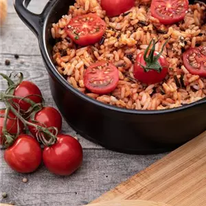 Würziger Tomatenreis