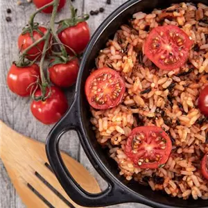 Würziger Tomatenreis