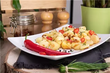 Pikante Chilikartoffeln
