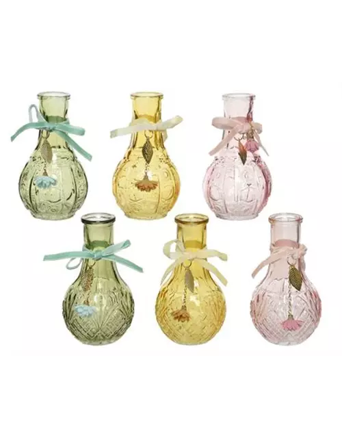 Vase Glas versch. Farben 11,50cm