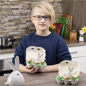 Bunte Osterdeko – Kerzen aus Eierschalen
