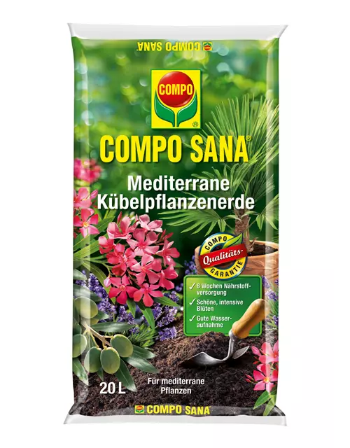 Compo Sana Mediterrane Kübelpflanzenerde 