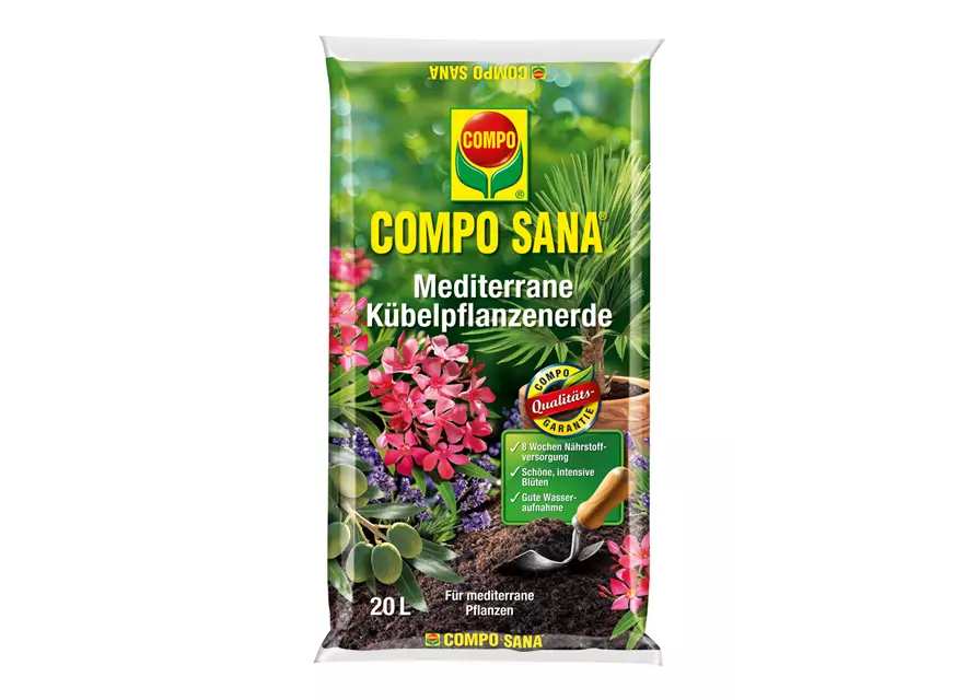 Compo Sana Mediterrane Kübelpflanzenerde 