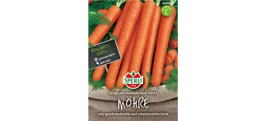 Möhre 'Lange, Rote, Stumpfe ohne Herz 2'