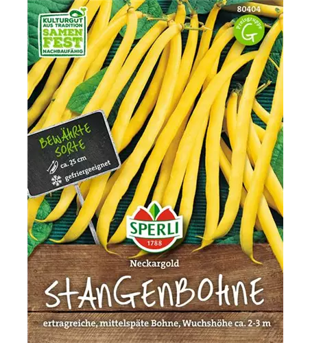 Stangen-Bohne 'Neckargold'
