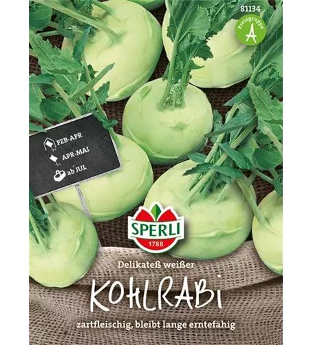 Kohlrabi 'Weißer Delikateß'