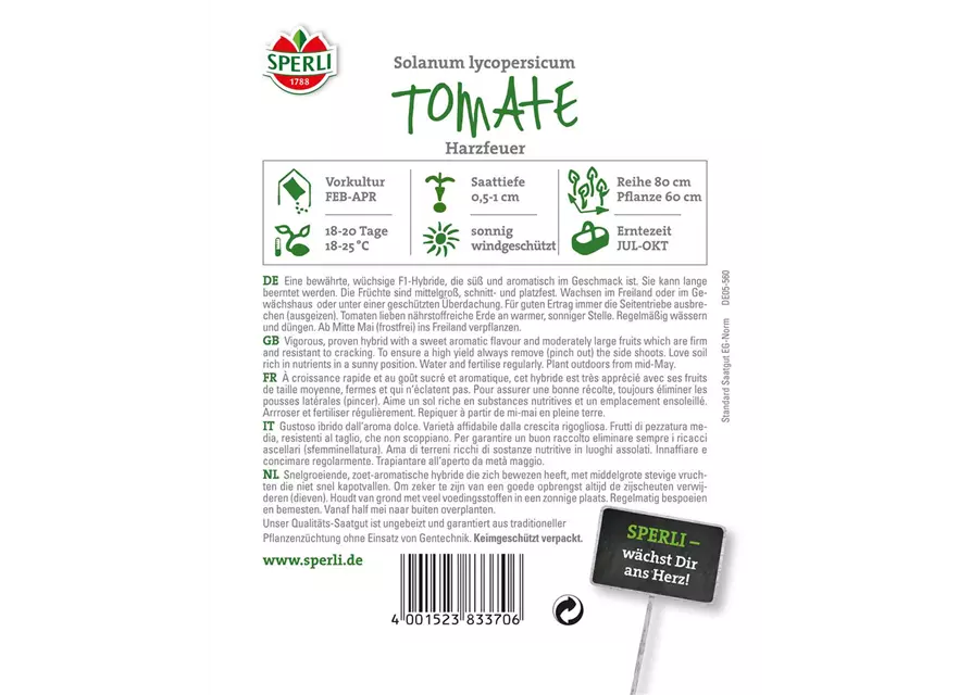 Tomate 'Harzfeuer F1'