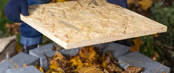 Ein Igelhaus selber bauen