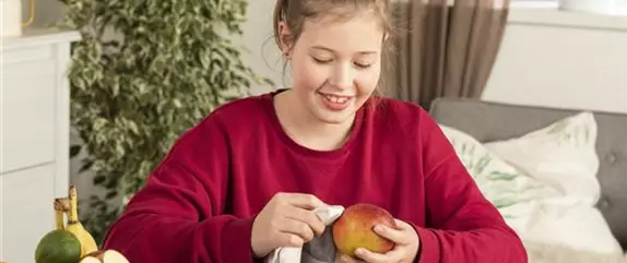Trockenobstgirlande für kleine Piepmätze