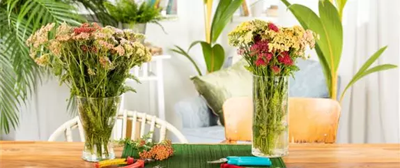 Blumenkopfkränze selber binden