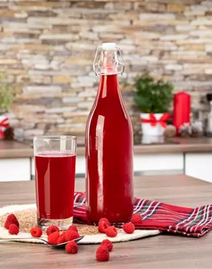 Leckeren Himbeersaft selber machen