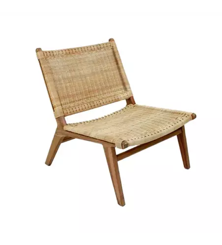 Lounge Sessel 'Jakarta',Teakholz, Rattan 