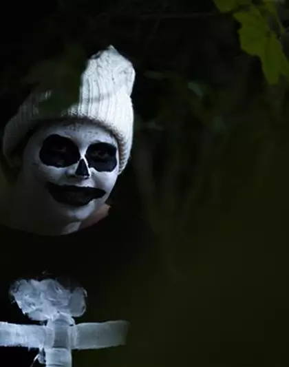 Halloween-Kostüm: Skelett